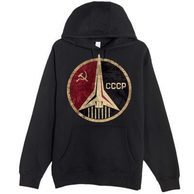 Soviet Union CCCP Vintage Premium Pullover Hoodie