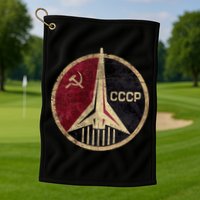 Soviet Union CCCP Vintage Golf Towel