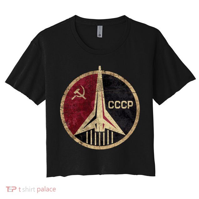 Soviet Union CCCP Vintage Crop Top