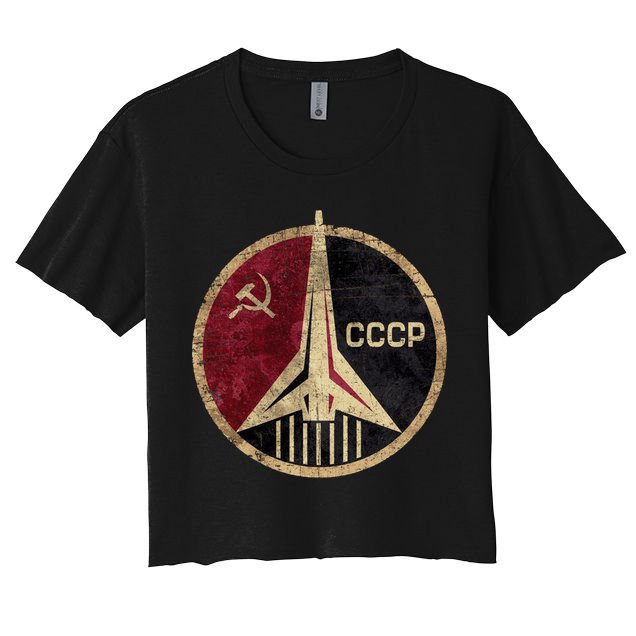 Soviet Union CCCP Vintage Crop Top