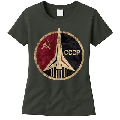 Soviet Union CCCP Vintage Womens T-Shirt