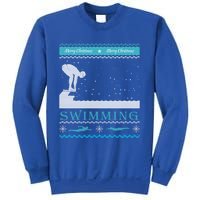 Swimming Ugly Christmas Sweater For Swimmer Cool Gift Sweatshirt