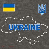 Support Ukraine Country Map Cotton Canvas Backpack