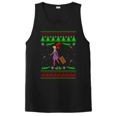 Stewardess Ugly Christmas PosiCharge Competitor Tank