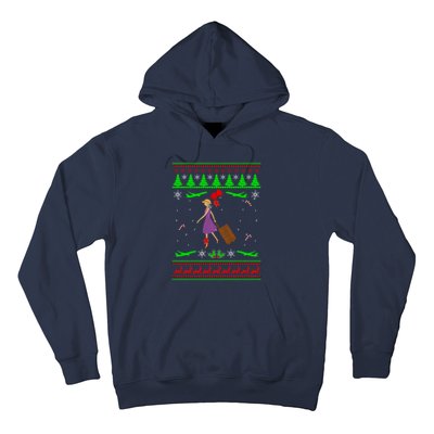 Stewardess Ugly Christmas Hoodie