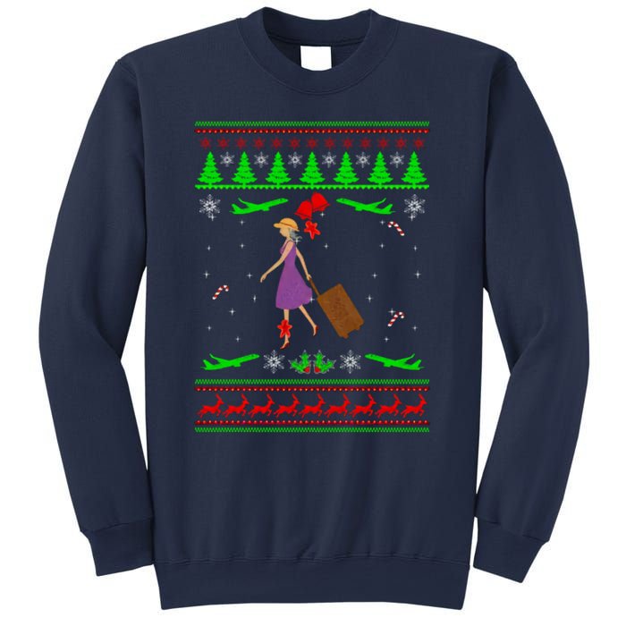 Stewardess Ugly Christmas Sweatshirt