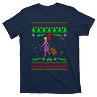 Stewardess Ugly Christmas T-Shirt