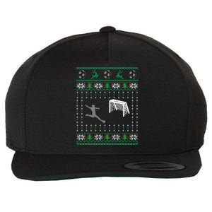 Soccer Ugly Christmas Wool Snapback Cap