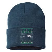 Soccer Ugly Christmas Sustainable Knit Beanie