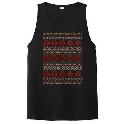 Snowflake Ugly Christmas PosiCharge Competitor Tank