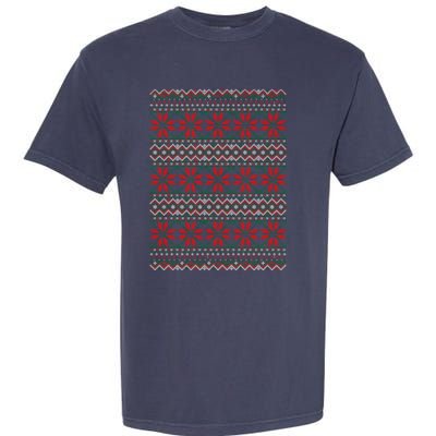 Snowflake Ugly Christmas Garment-Dyed Heavyweight T-Shirt