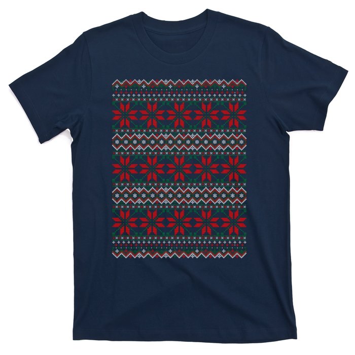 Snowflake Ugly Christmas T-Shirt