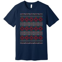 Snowflake Ugly Christmas Premium T-Shirt