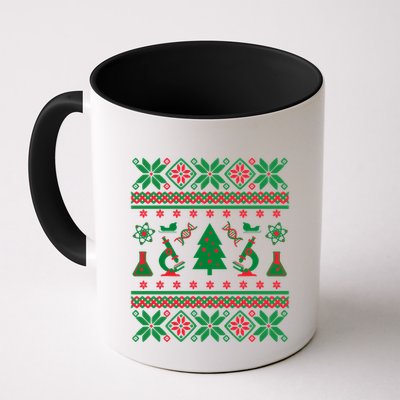 Science Ugly Christmas Sweater Dna Chemistry Biology Pcr Cute Gift Mug