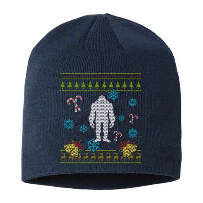 Sasquatch Ugly Christmas Sustainable Beanie