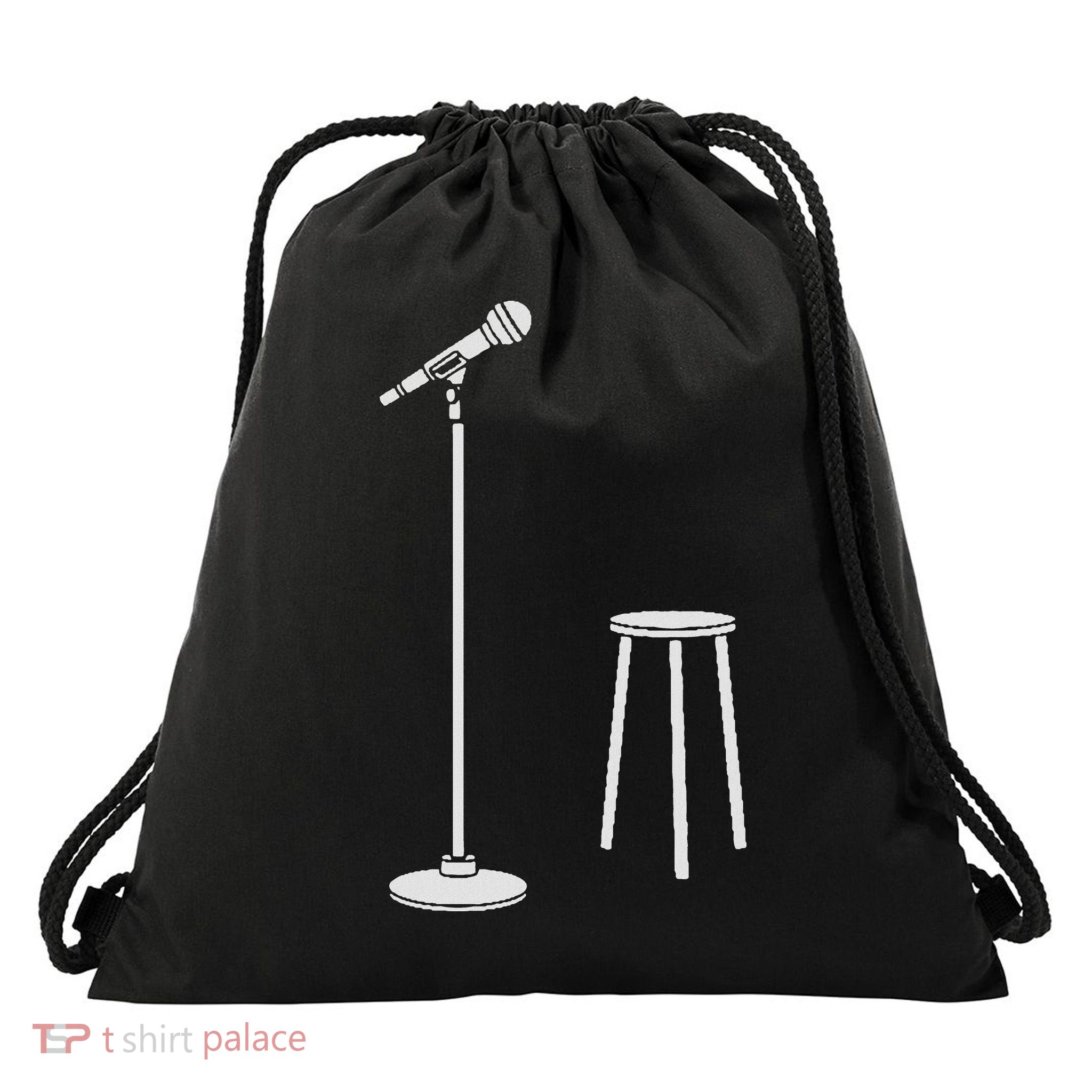 Stand Up Comedy Drawstring Bag