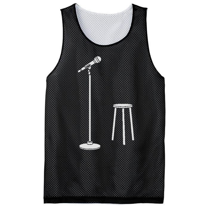 Stand Up Comedy Mesh Reversible Basketball Jersey Tank