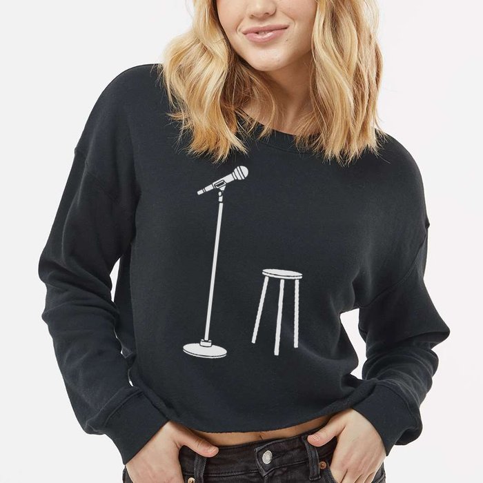 Stand Up Comedy Cropped Pullover Crew