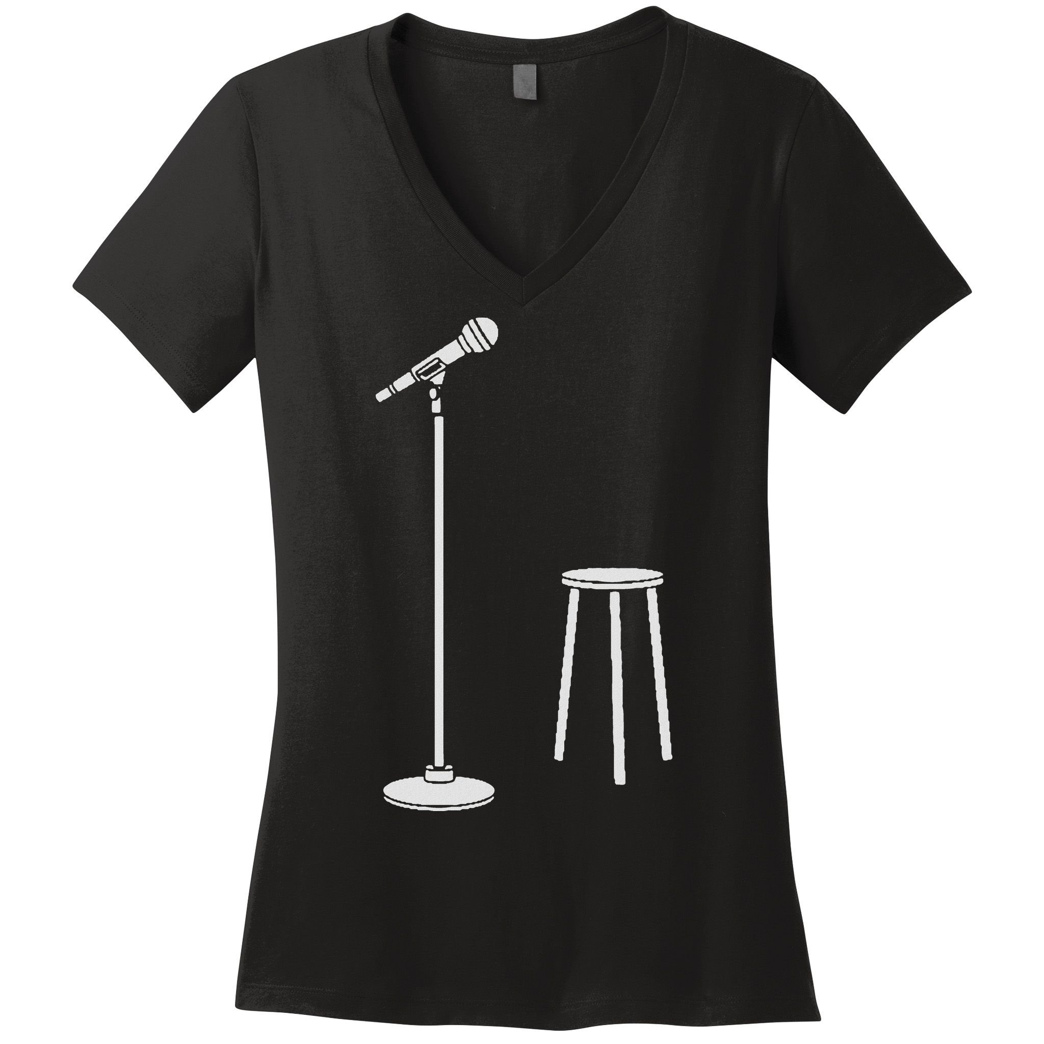 Stand Up Comedy Women's V-Neck T-Shirt