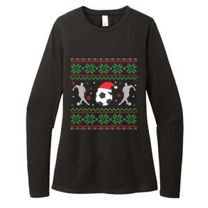 Soccer Ugly Christmas Funny Xmas Soccer Great Gift Womens CVC Long Sleeve Shirt