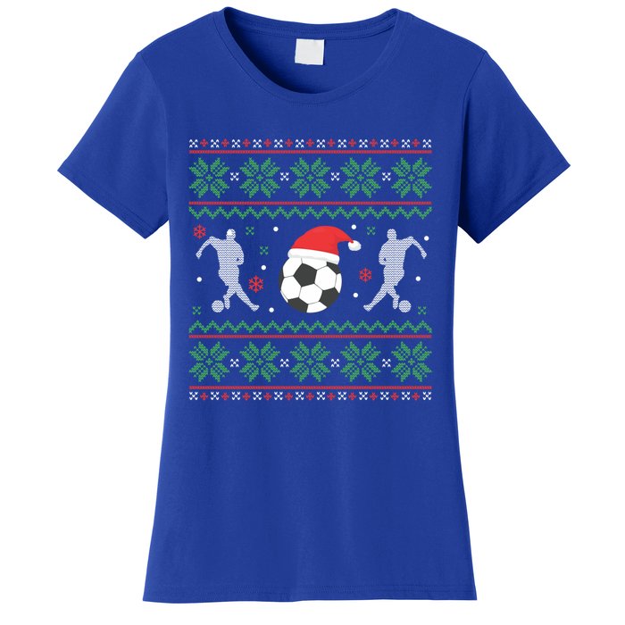 Soccer Ugly Christmas Funny Xmas Soccer Great Gift Women's T-Shirt