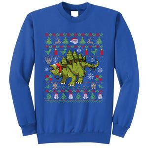 Stegosaurus Ugly Christmas Dinosaur Dino Gift Sweatshirt