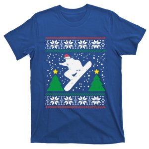 Snowboard Ugly Christmas Winter Sport Xmas Gift T-Shirt