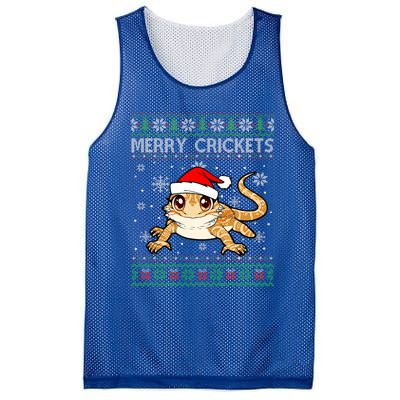 Sweater Ugly Christmas Merry Crickets Bearded Dragon Holiday Gift Mesh Reversible Basketball Jersey Tank