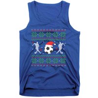 Soccer Ugly Christmas Funny Xmas Soccer Gift Tank Top