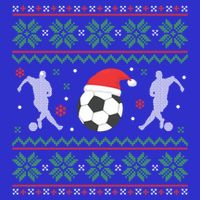 Soccer Ugly Christmas Sweater Funny Xmas Soccer Cute Gift Womens T-Shirt