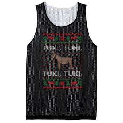 Spanish Ugly Christmas Tuki Tuki Mi Burrito Sabanero Mesh Reversible Basketball Jersey Tank