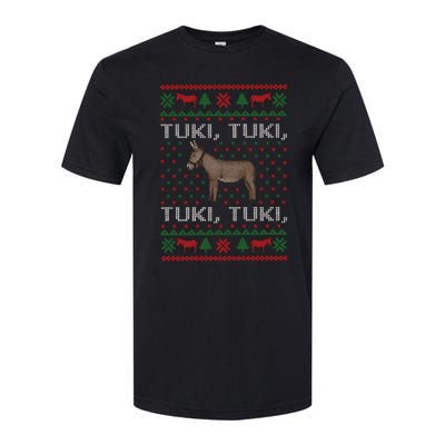 Spanish Ugly Christmas Tuki Tuki Mi Burrito Sabanero Softstyle CVC T-Shirt