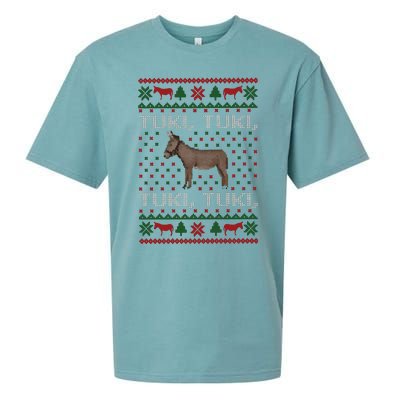 Spanish Ugly Christmas Tuki Tuki Mi Burrito Sabanero Sueded Cloud Jersey T-Shirt