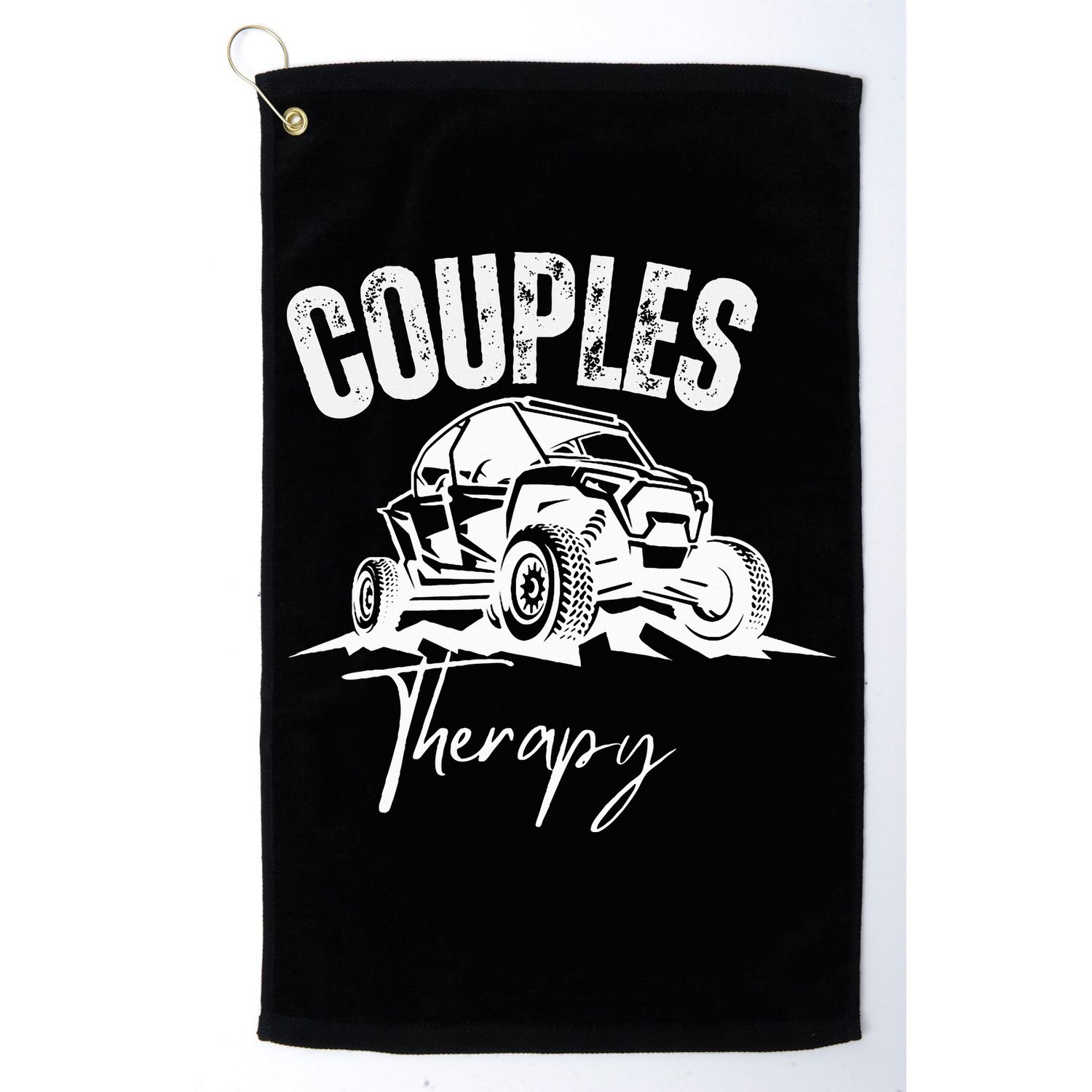 Sxs Utv Couples Therapy Golf Towel