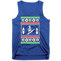 Surfing Ugly Christmas Gift For Mom Or Dad Gift Tank Top