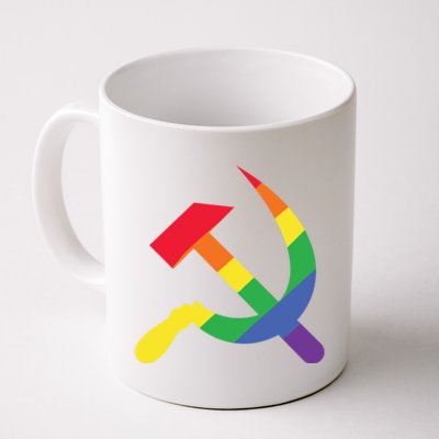 Soviet Union Communist Flag Hammer And Sickle Lgbtq Rainbow Meaningful Gift Coffee Mug