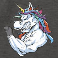 Strong Unicorn Creature Vector Backpack