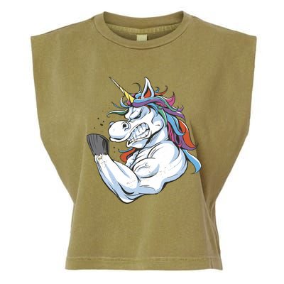 Strong Unicorn Creature Garment-Dyed Women's Muscle Tee