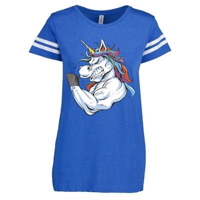 Strong Unicorn Creature Enza Ladies Jersey Football T-Shirt