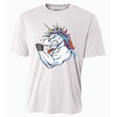 Strong Unicorn Creature Cooling Performance Crew T-Shirt