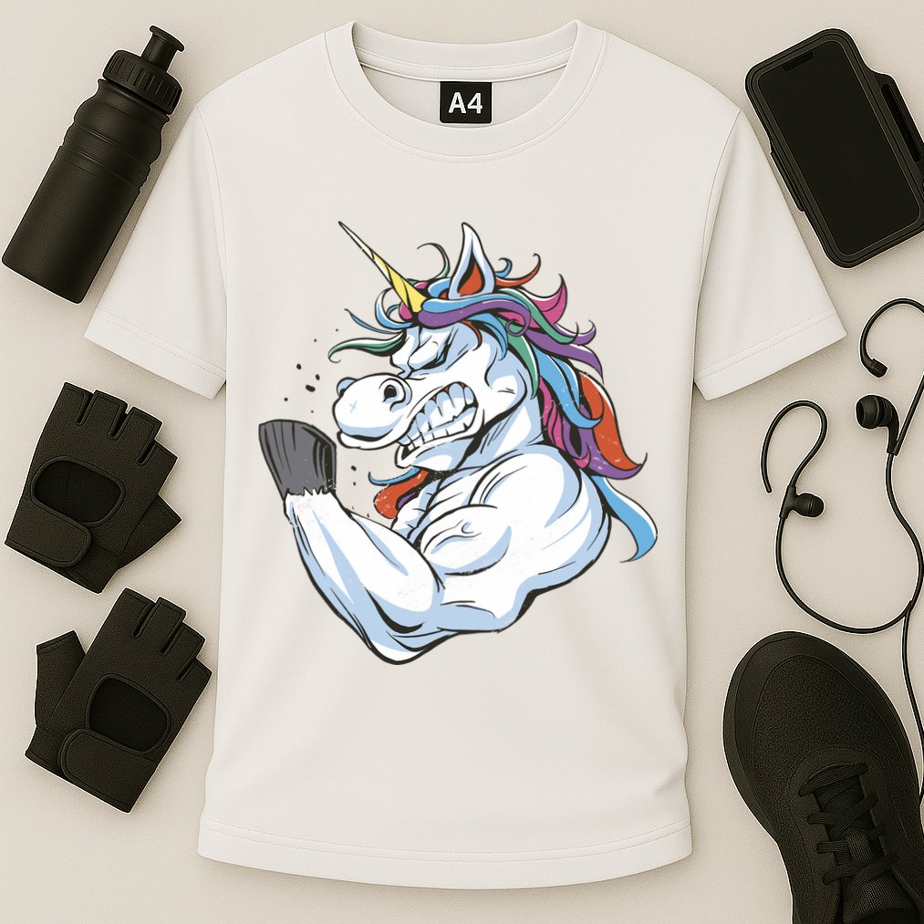 Strong Unicorn Creature Performance Shirt