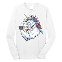 Strong Unicorn Creature Long Sleeve Shirt
