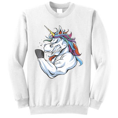 Strong Unicorn Creature Sweatshirt