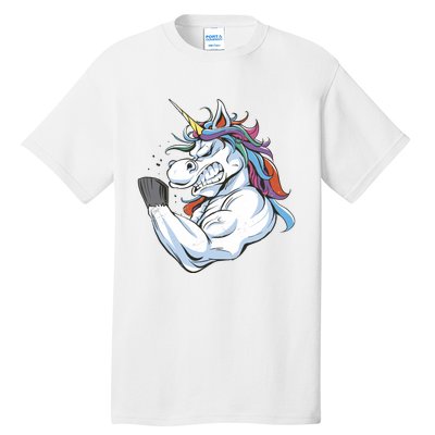 Strong Unicorn Creature Tall T-Shirt