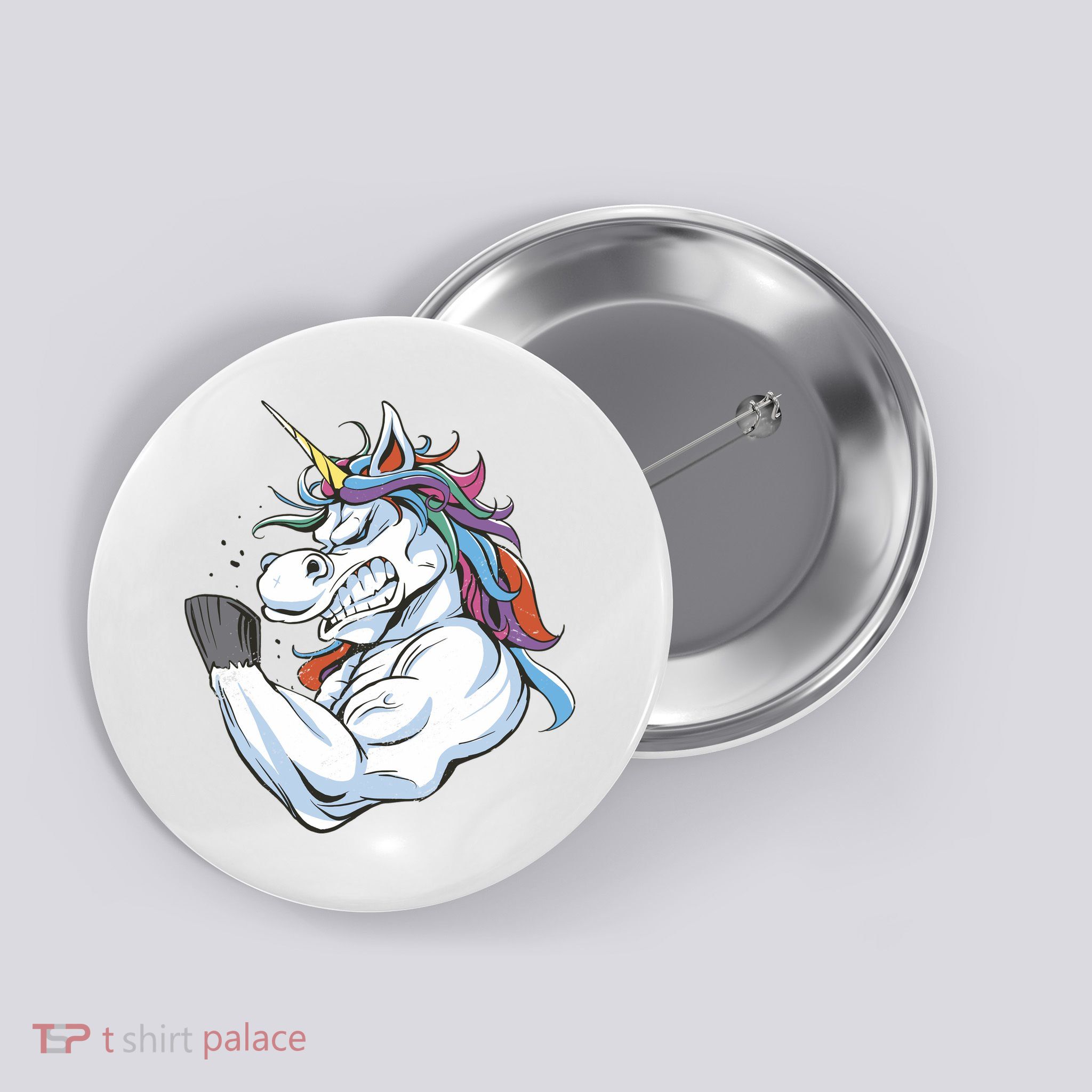 Strong Unicorn Creature Button