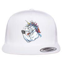 Strong Unicorn Creature Flatbill Hat