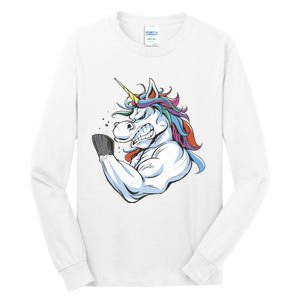 Strong Unicorn Creature Tall Long Sleeve T-Shirt