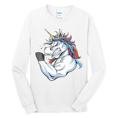 Strong Unicorn Creature Tall Long Sleeve T-Shirt