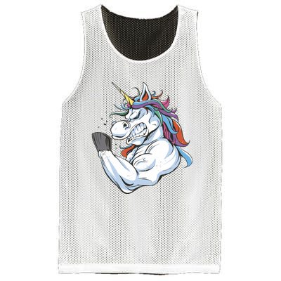 Strong Unicorn Creature Mesh Reversible Basketball Jersey Tank