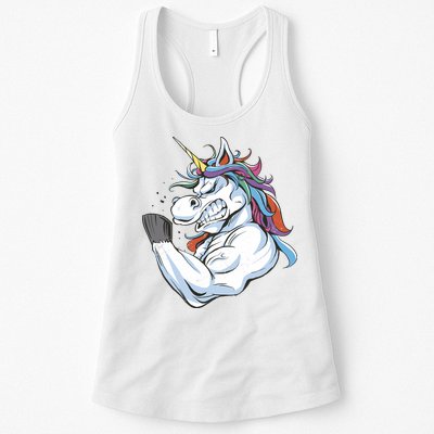 Strong Unicorn Creature Womens Tank Top